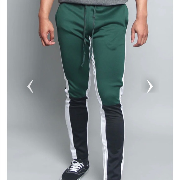 EPTM Men’s Color Block Jogger Slim Drawstring Track Pants Streetwear Trendy S - Picture 2 of 12